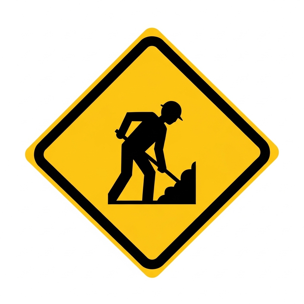 Placa A-24 Obras