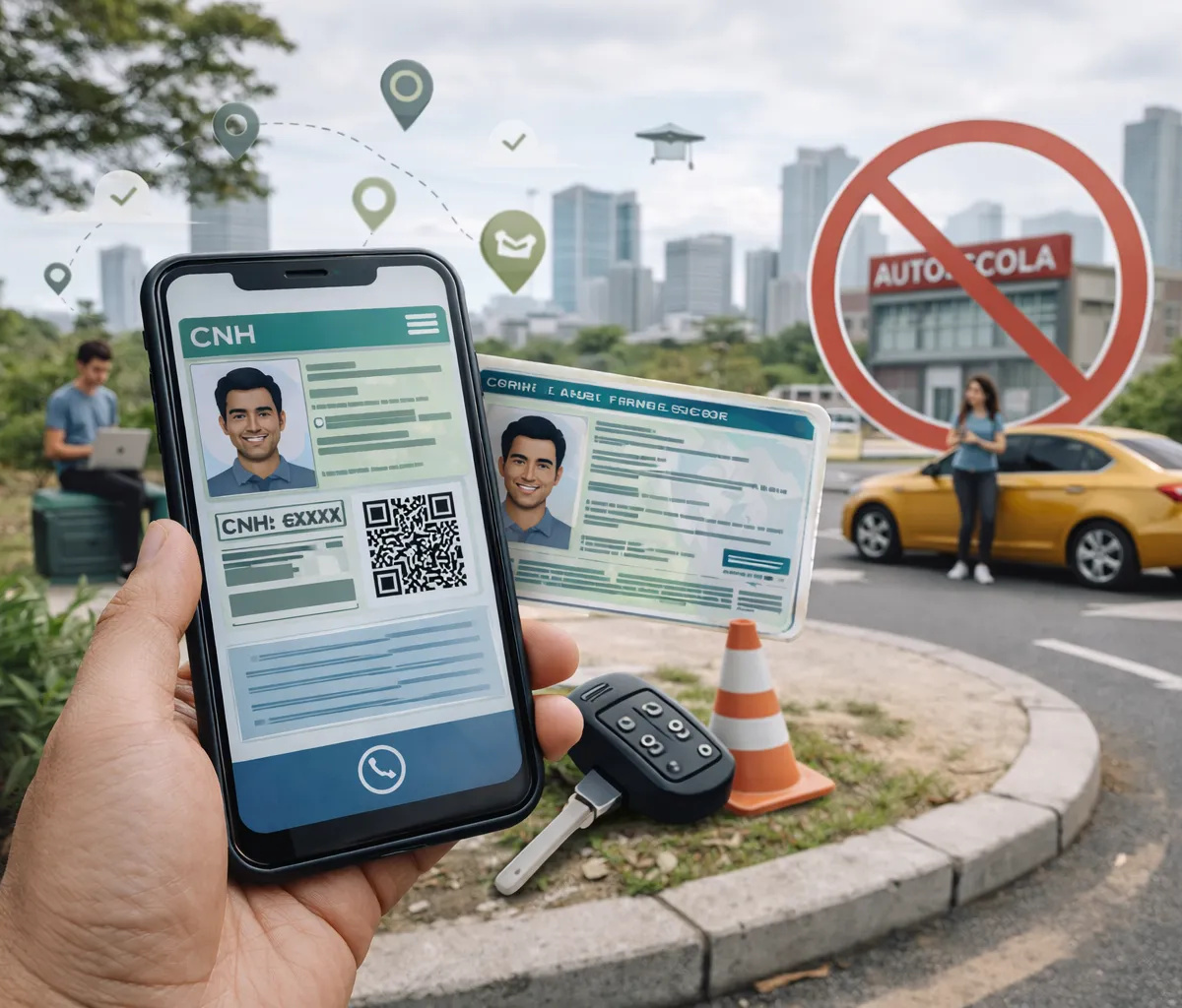 CNH Sem Autoescola em 2026: Como Funciona o Novo Modelo e Como Tirar Sua Habilitação
